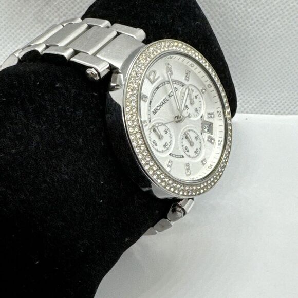 Michael Kors MK5353 Women Silver Stainless Steel Analog Dial Wrist Watch JNA397 main image 8